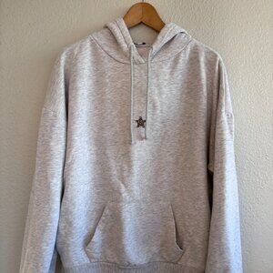 Subdued Animal Print Star Hoodie | Casual Graphic Sweatshirt